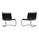 MR30/5 Tubular Steel Arm Chair by Ludwig Mies van der Rohe for Knoll Set of