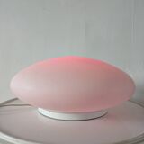 White opaline pebble lamp dlg Joseph André Motte