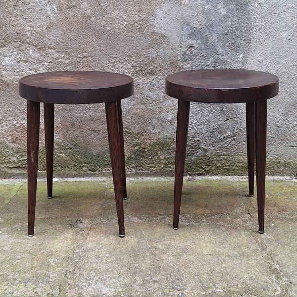 Paire de tabouret bistrot Baumann