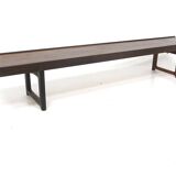 "Krobo" bench in rosewood, Torbjørn Afdal for Bruksbo, Norway, 1960