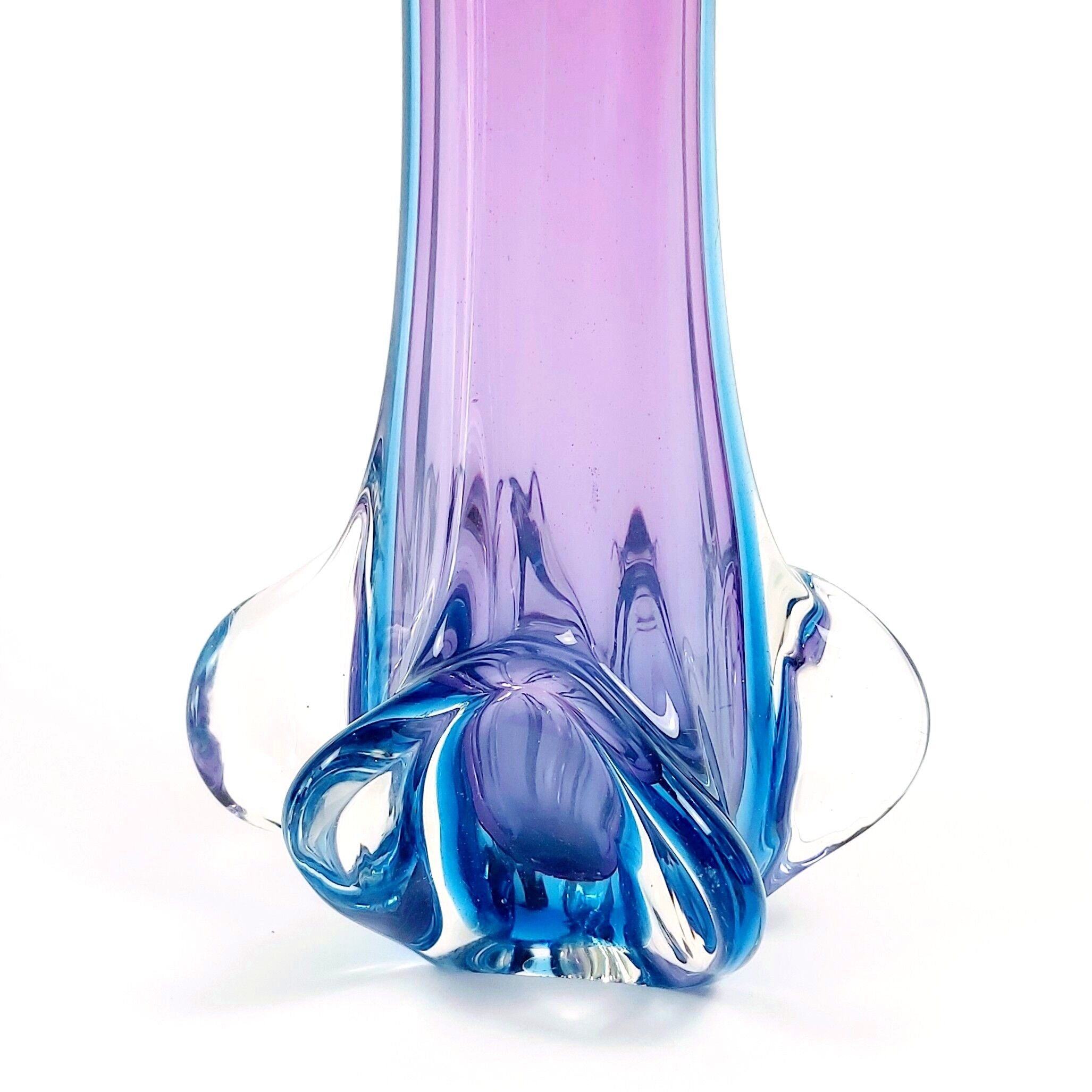 Mid-Century Murano Glass Vase from Fratelli Toso, 1950s