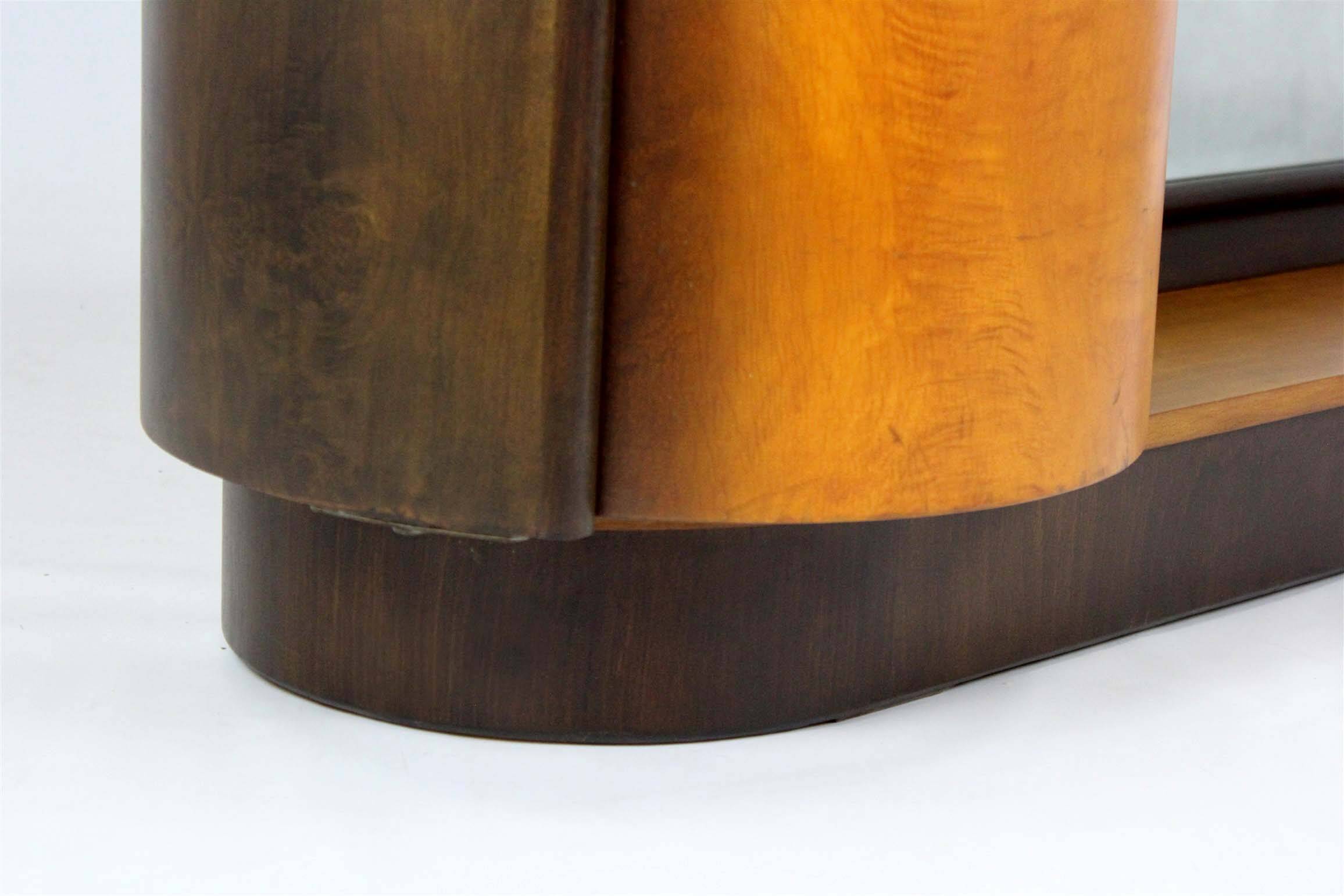 Restored Dressing Table with Mirror by J. Halabala for Up Zavody, 1940s