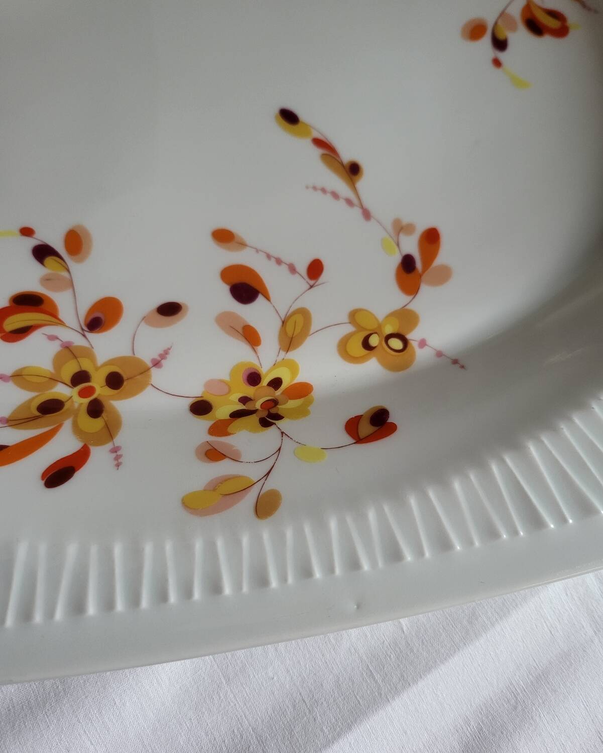 Grand Plat de Service en Porcelaine Haviland France Limoges
