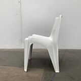 Stackable German chair in mid-century space age style by Helmut Bätzner for Bofinger, 1960s.