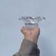 Bougeoir en cristal chauffe plat en verre Cristallerie Lorraine
