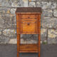 Bedside table wood imitation bamboo, bedside table, side table, interior decoration