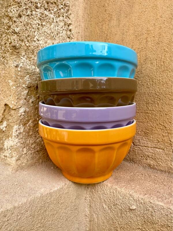 4 bols colorés