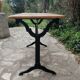 Bistro table with wooden top, 1930