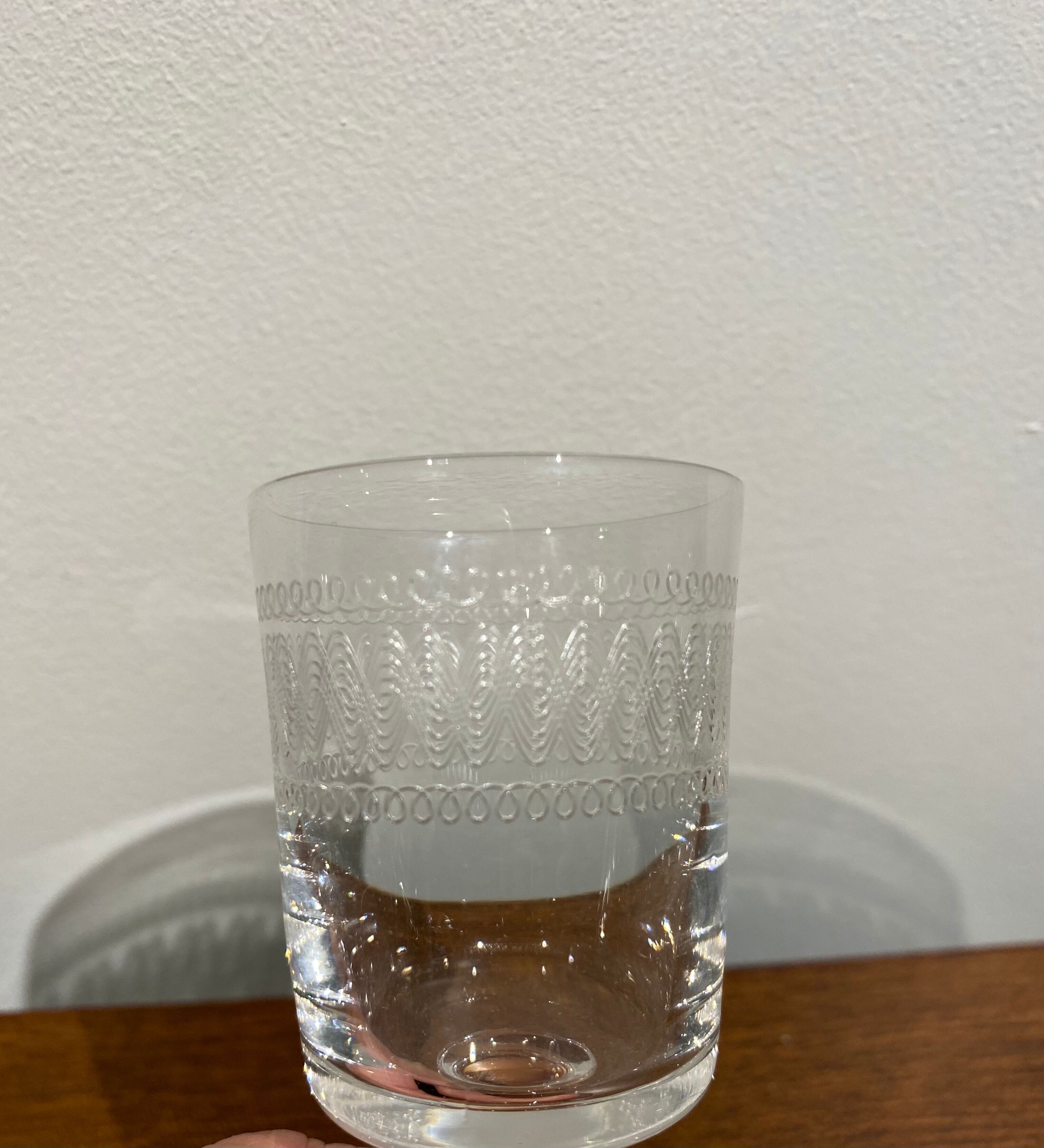 Set of 4 bistro glasses early XX century