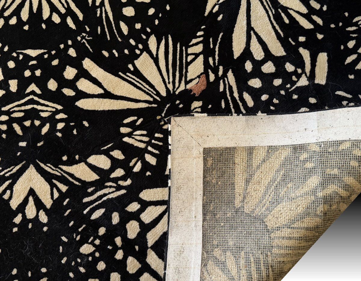 Large modern rug Roche Bobois: 3.94 x 2.73 metres