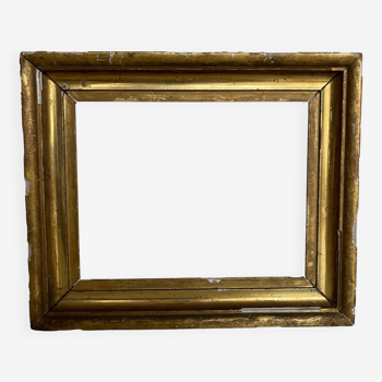 Golden wood frame