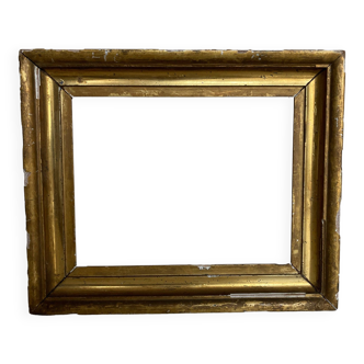 Golden wood frame