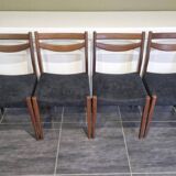 Set of 4 Scandinavian chairs, 1970s