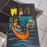 Vintage coffee table signed