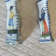 2 antique knife holders HB Quimper