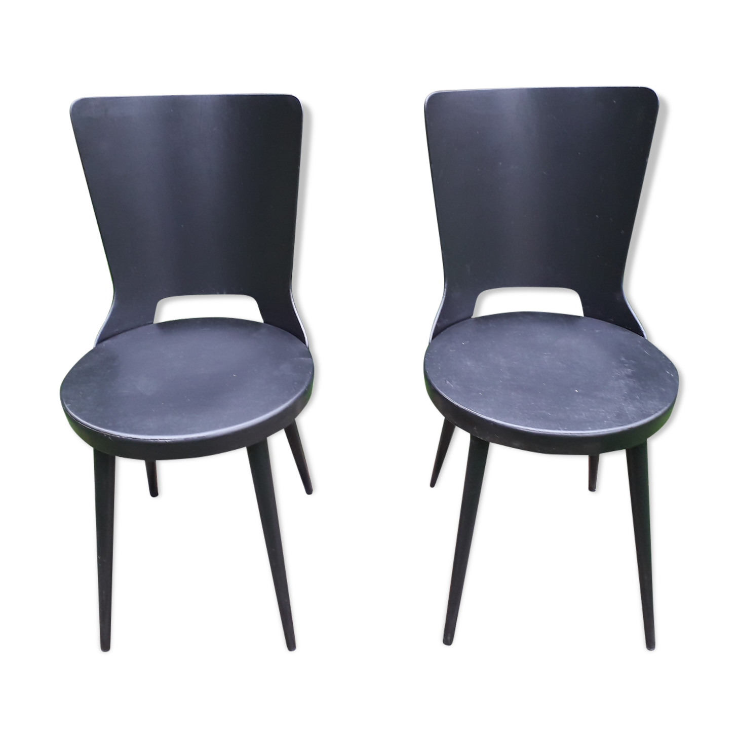 Duo of 2 Baumann chairs