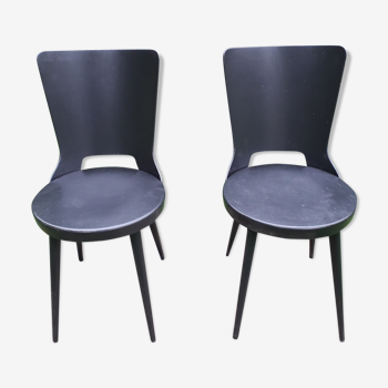 Duo of 2 Baumann chairs