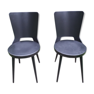Duo of 2 Baumann chairs