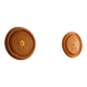 Rattan wall sconces