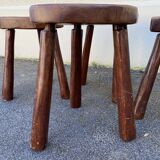 Series of 4 modernist stools