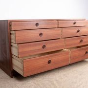 Commode double, 8 tiroirs, en teck par Borge Mogensen 1960