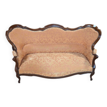 Napoleon III style mahogany bench
