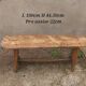 Rustic wooden bench