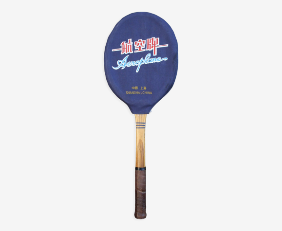 Raquette de tennis et sa housse vintage