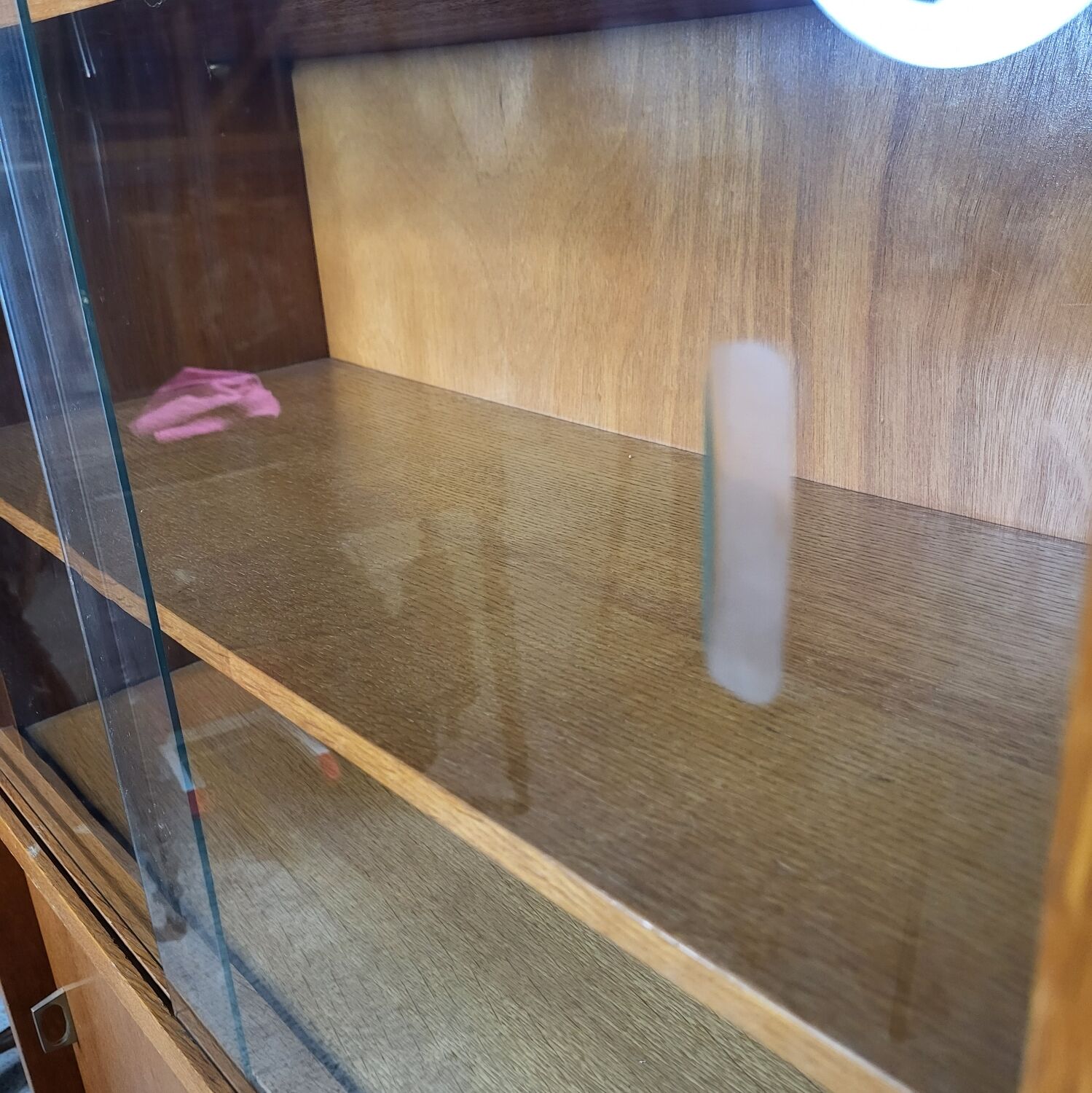 Showcase bookcase 70's feet compass