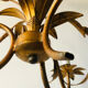 Florentine chandelier in wheat ear style by Hans Kögl Hollywood Regency