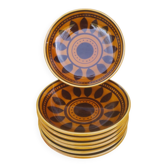 6 Longchamp plates