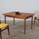 Vintage teak dining table 4-6 pers Danish design kitchen table 60s