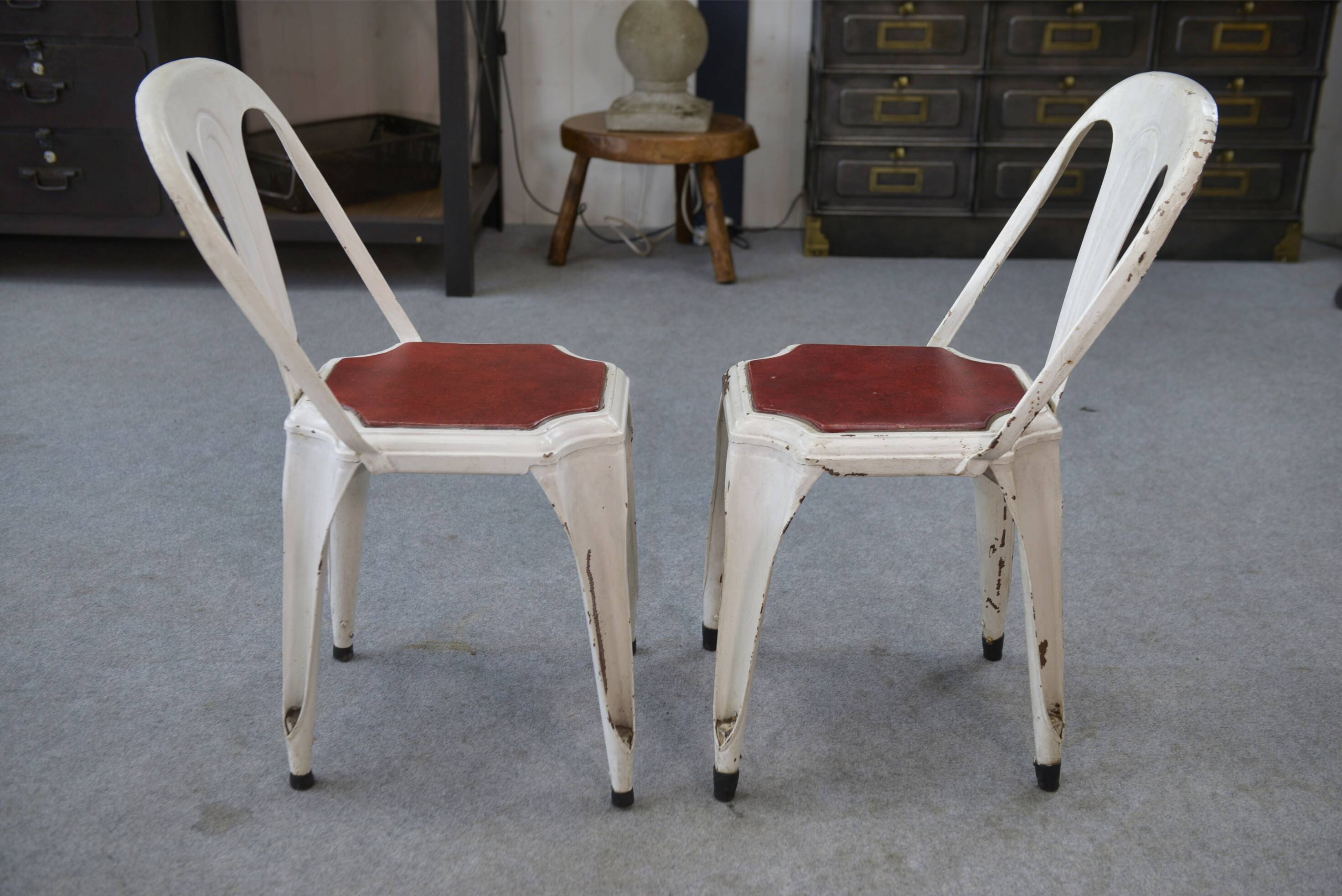 Pair of Multipl's chairs by Joseph Mathieu 1940s