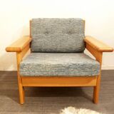 Fauteuil design danois vintage en chêne - Laboremus Viborg