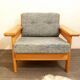 Danish vintage design arm chair in oak - Laboremus Viborg