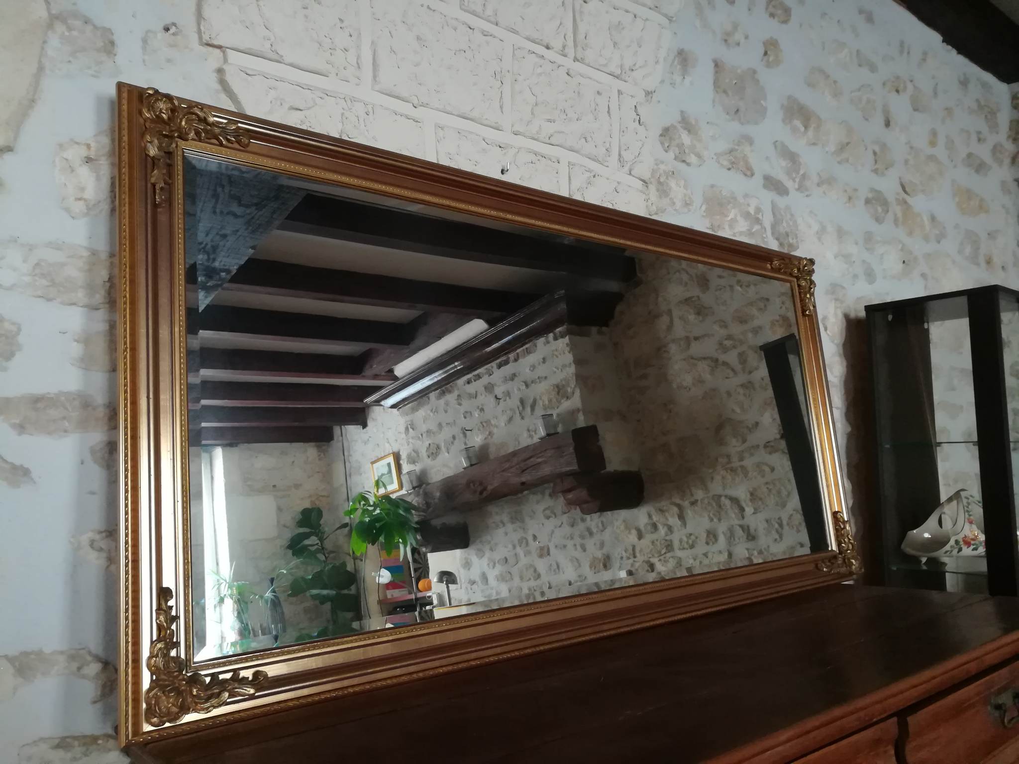 Miroir doré