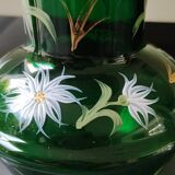 Monaco/Monte Carlo Glassworks vase. Emerald green blown glass