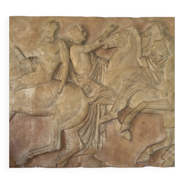 Bas-relief in plaster