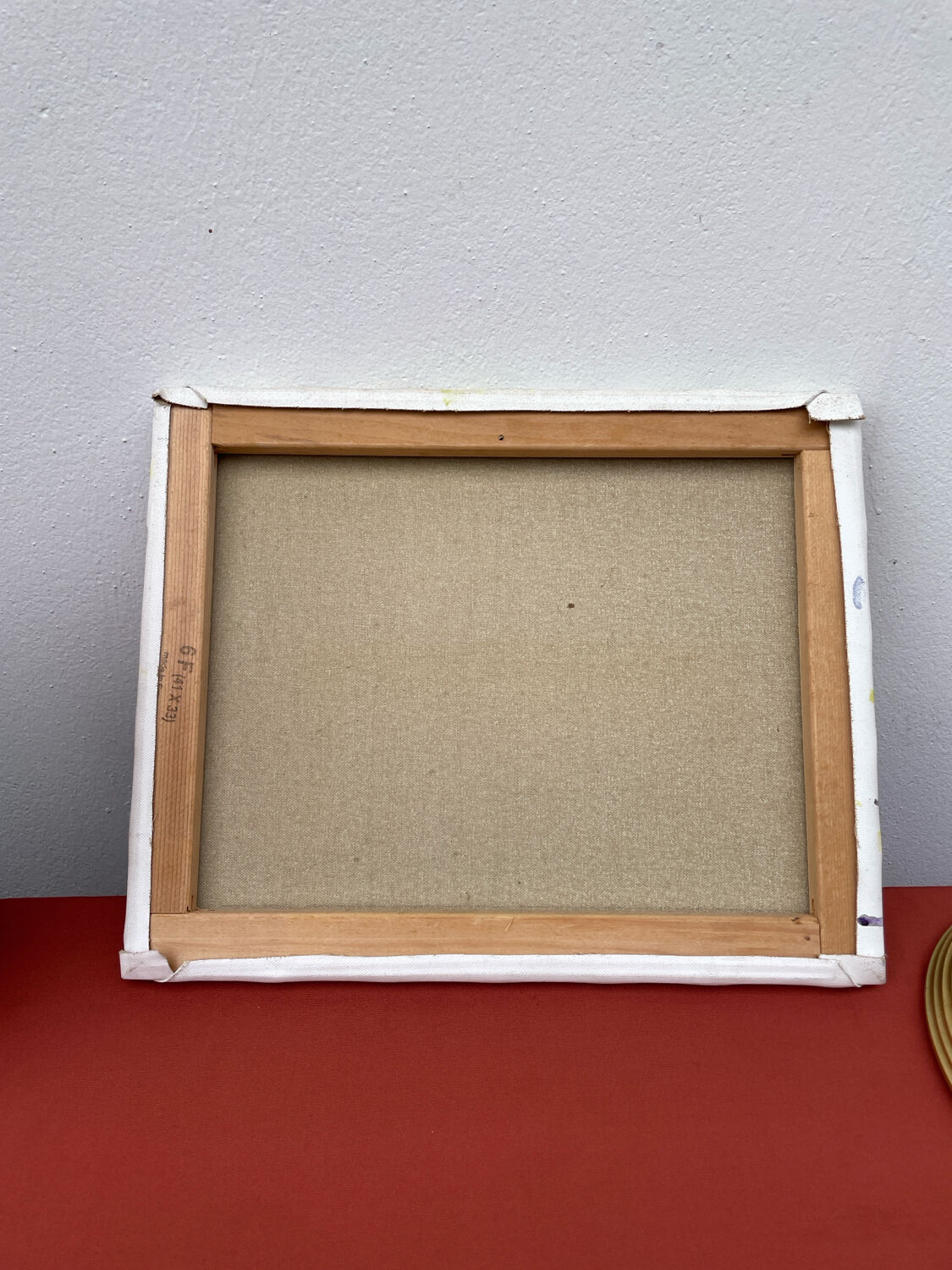 Painting bouquet of lilacs oil on canvas