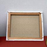 Painting bouquet of lilacs oil on canvas