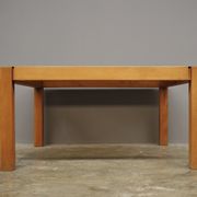 Coffee table with smoked glass top, 1980s