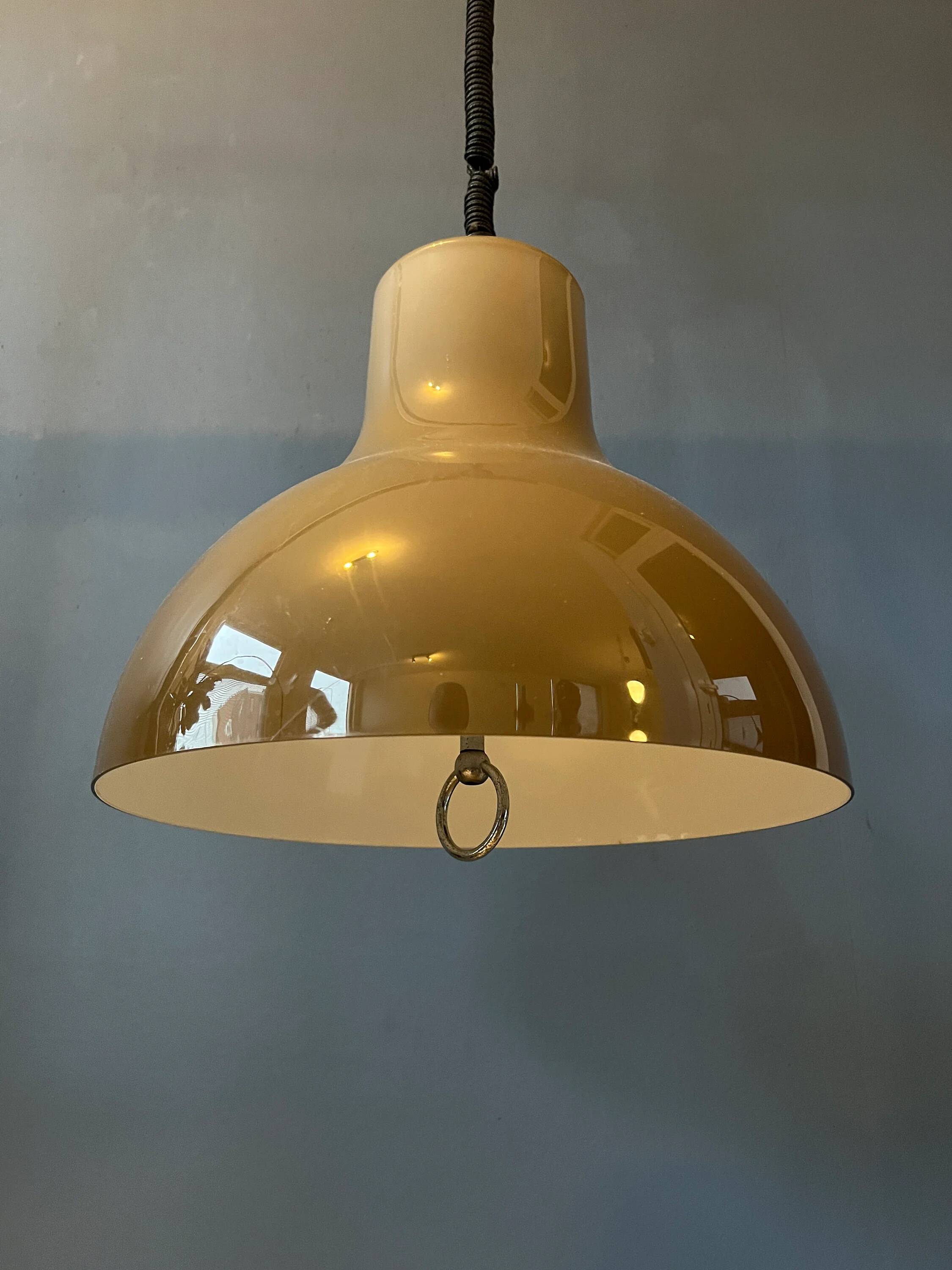 Large Space Age suspension in acrylic glass