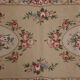 Tapis floral beige tissé à la main - 76x183cm