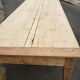 Table de ferme 2 tiroirs peuplier et chataignier