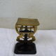Weighs bilateral vintage metal letter 1940