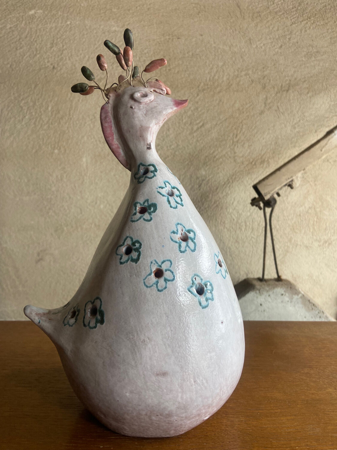 Ceramic rooster 1960s