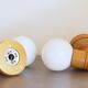2 vintage wooden wall lights ALLIBERT model CYPRIA