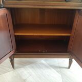 vintage - Small style chest of drawers - Louis XVI marble top with 1 drawer and 2 doors