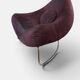 Fauteuil triangulaire "Chili" par Paul Falkenberg – Alcantara Chocolat
