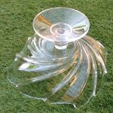 70s large spiral-shaped standing fruit cup...